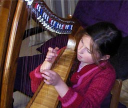 Harp student